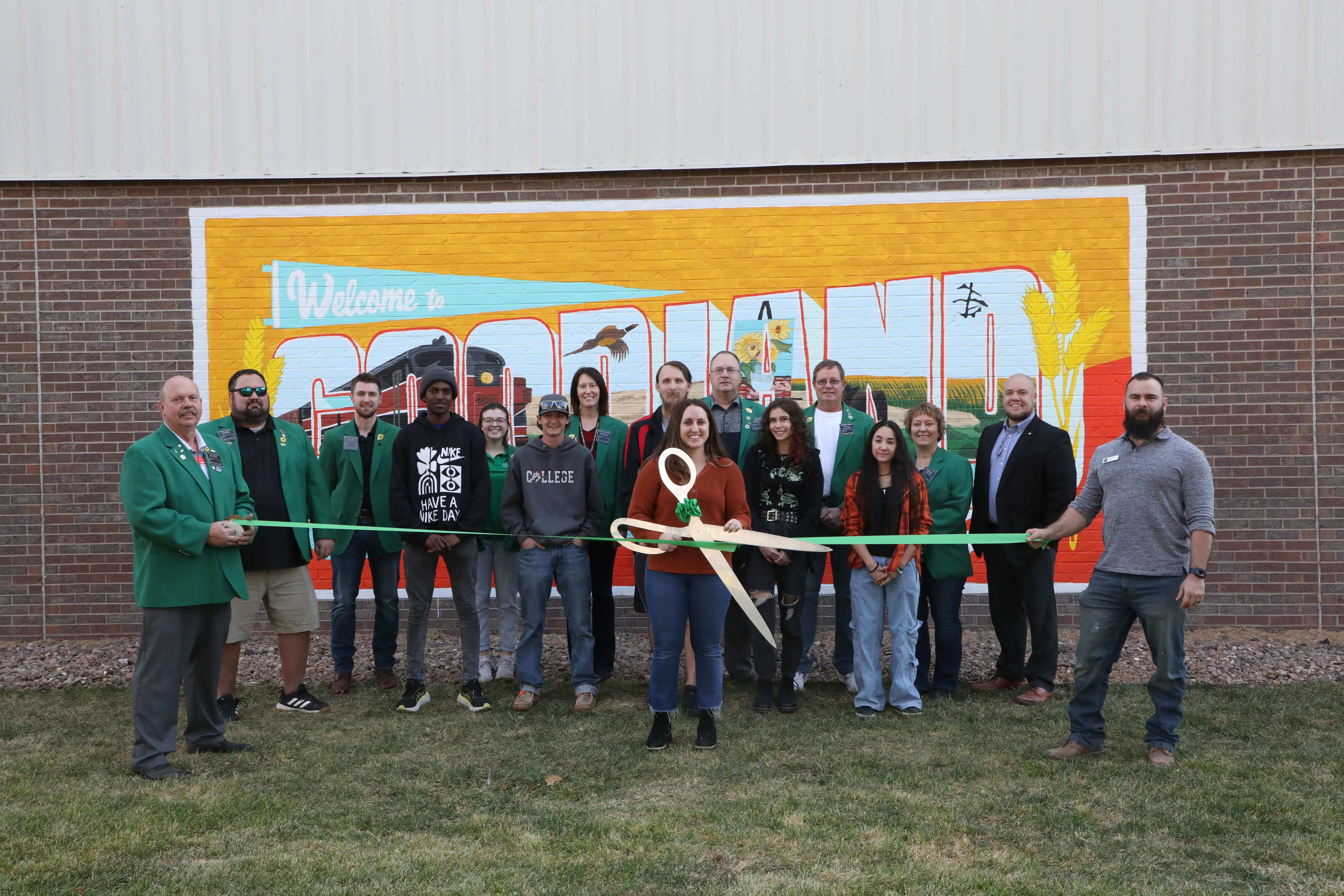 Goodland Mural Ribbon Cutting