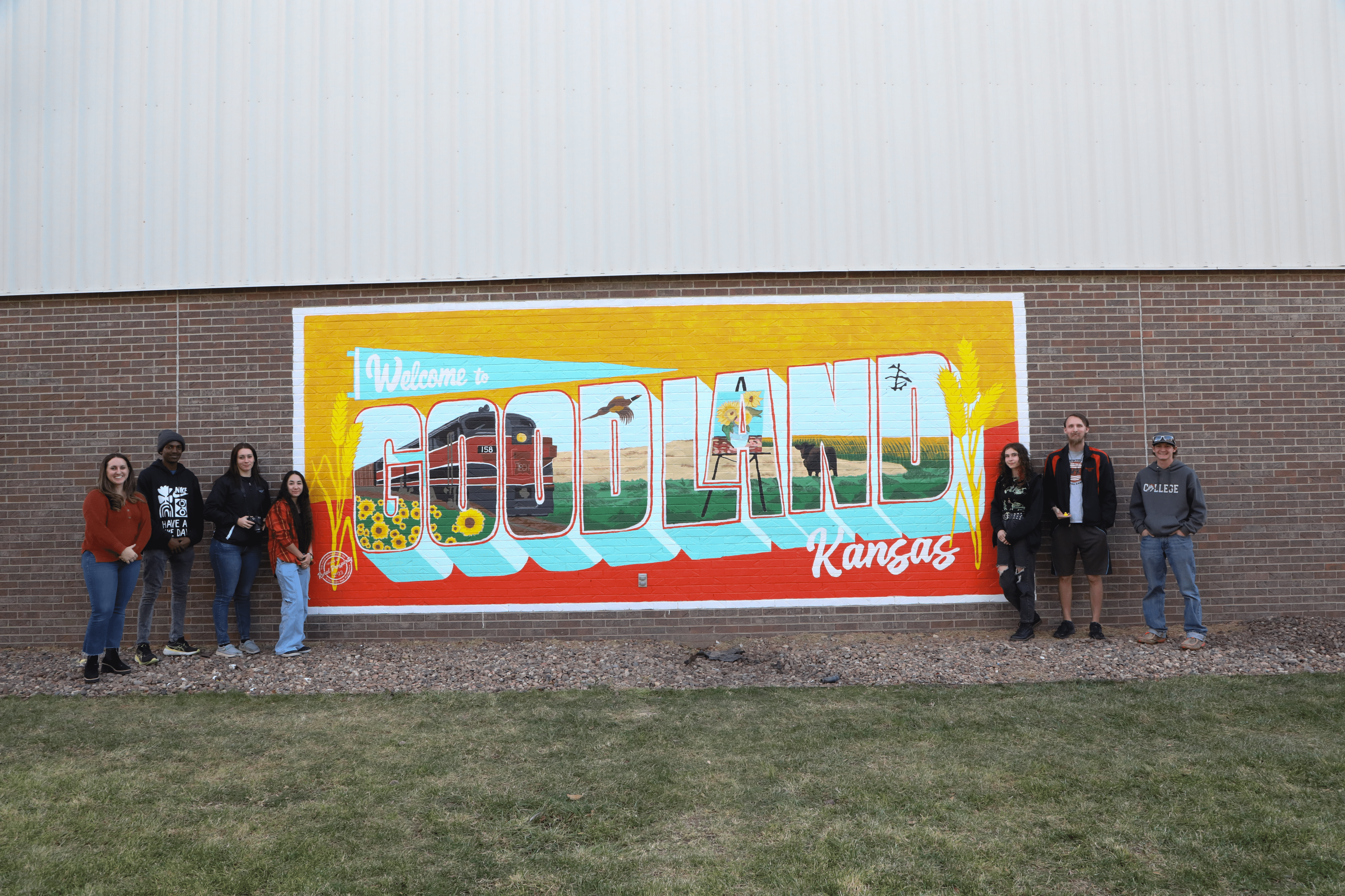 Goodland Mural Ribbon Cutting