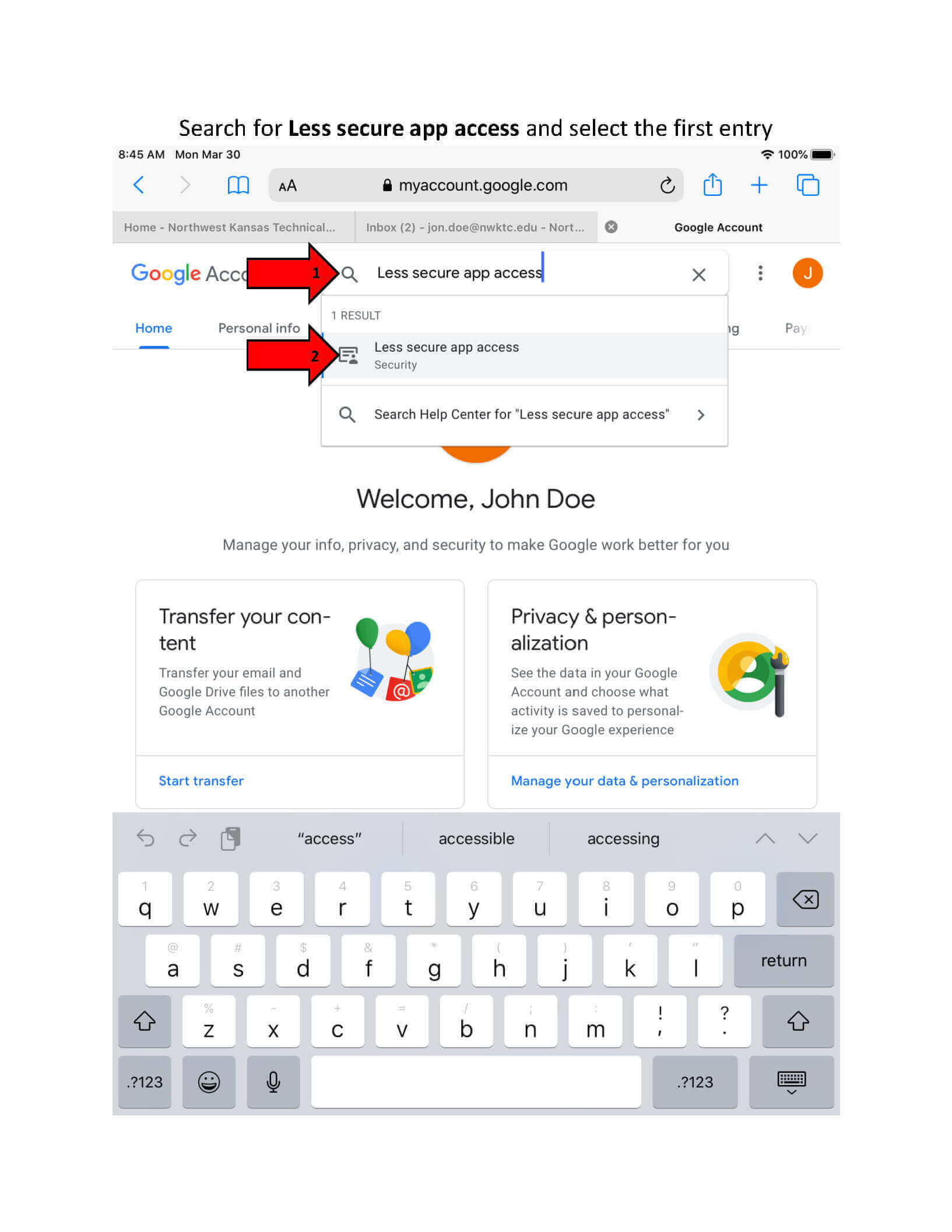 iPad® Set Up Guide