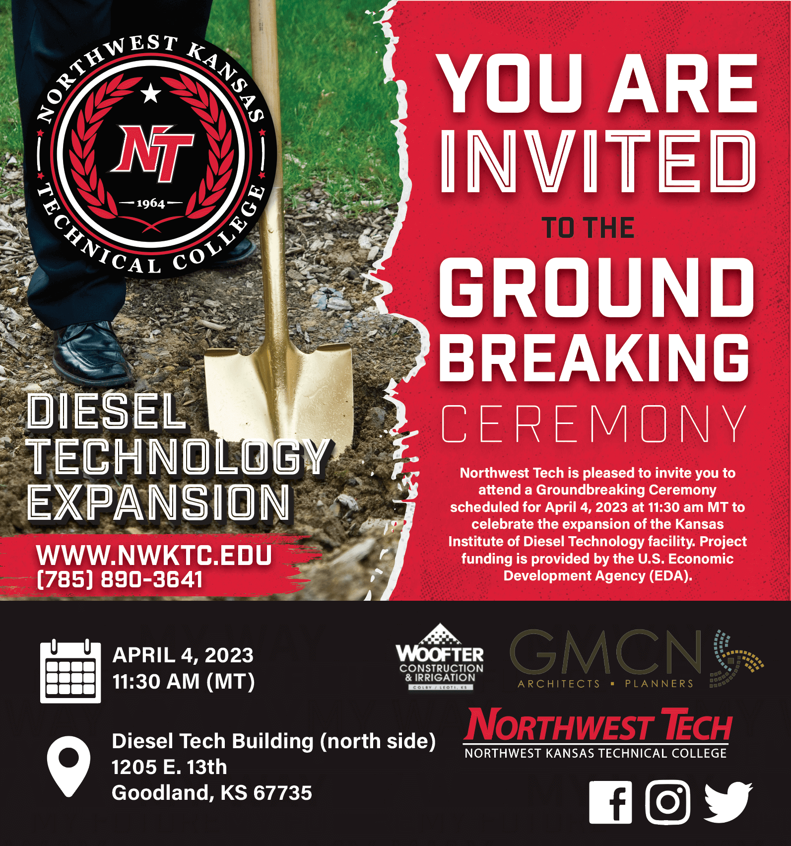 Diesel Tech Ground Breaking Ceremony